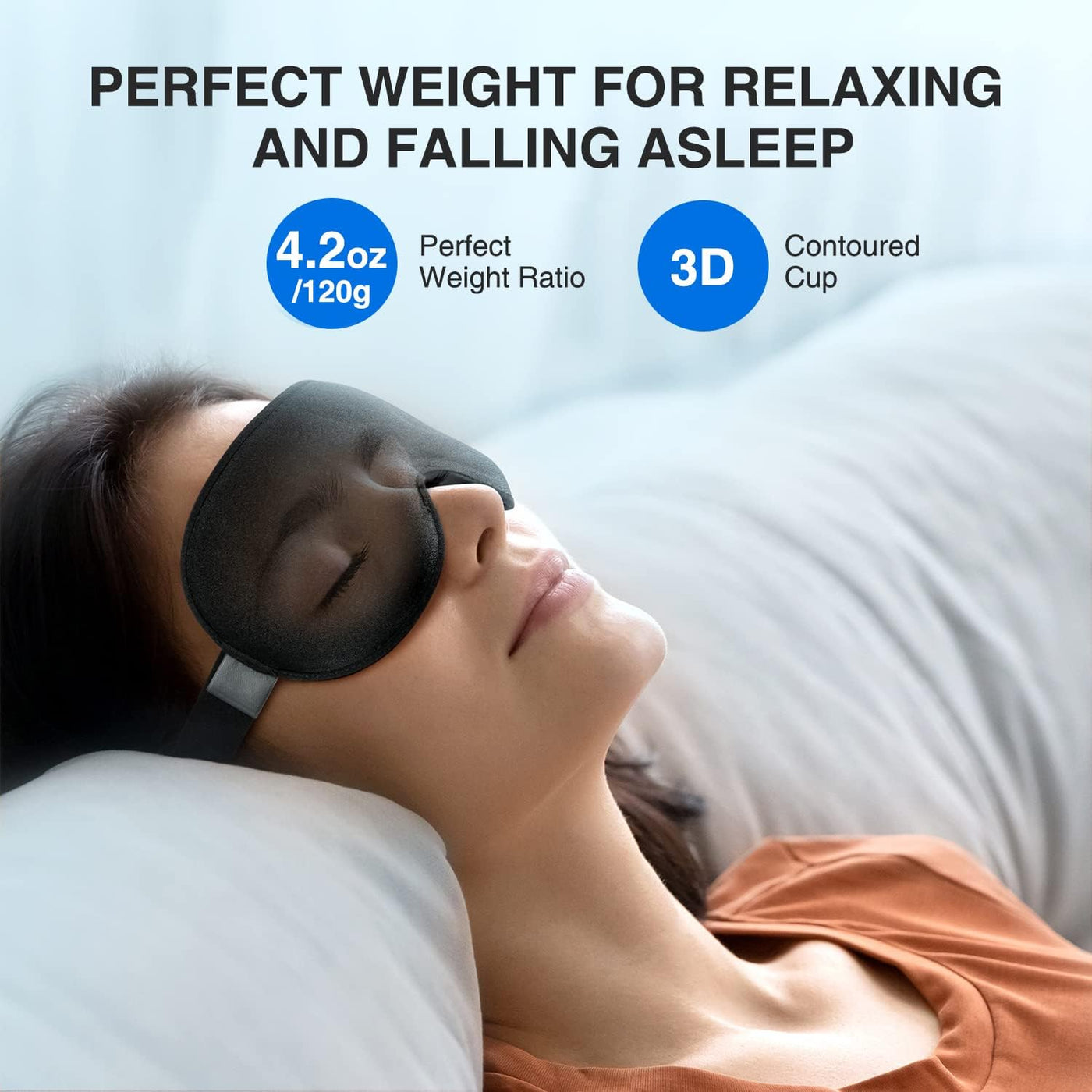 BlissfulNap Weighted Eye Mask