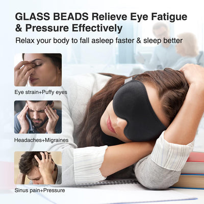 BlissfulNap Weighted Eye Mask