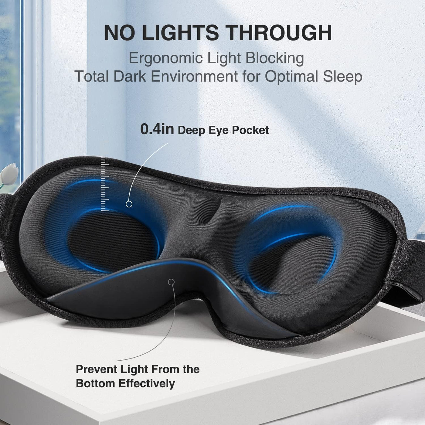 BlissfulNap Weighted Eye Mask