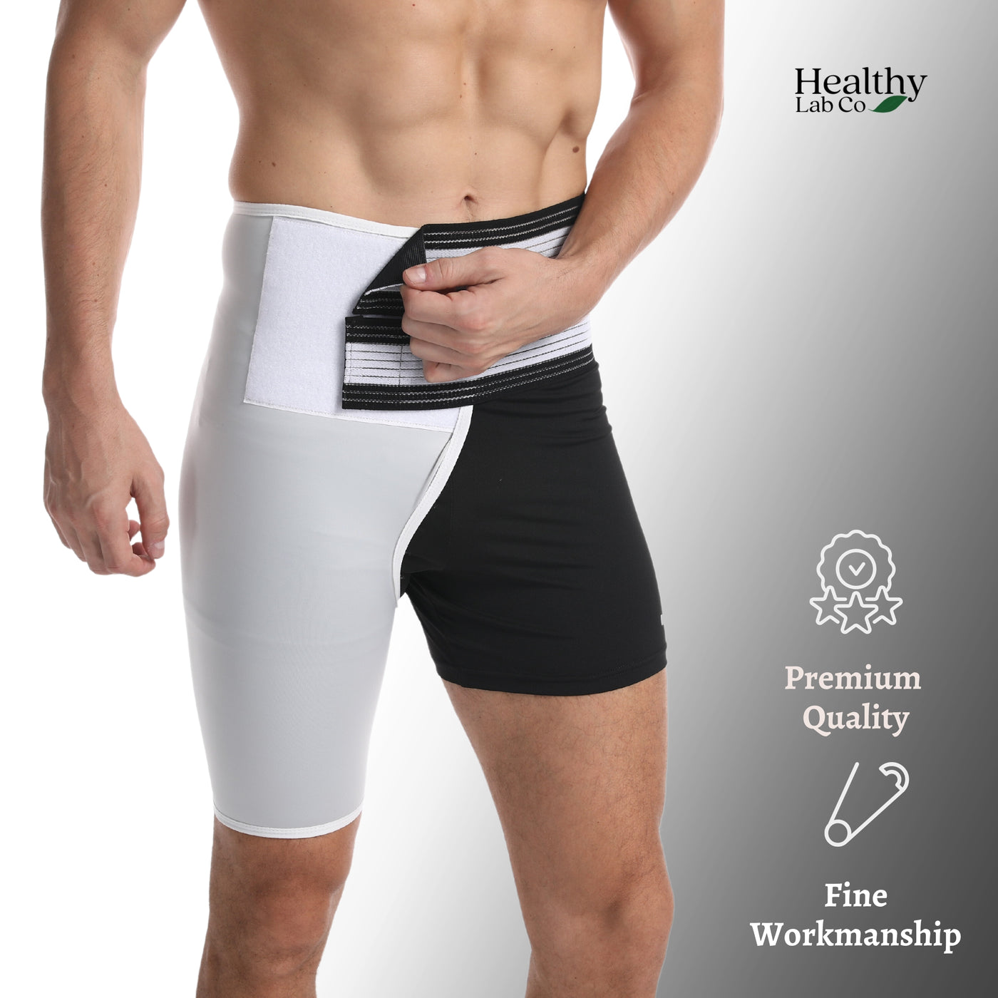 Ortho-Wrap Hip Brace White Design – Healthy Lab Co