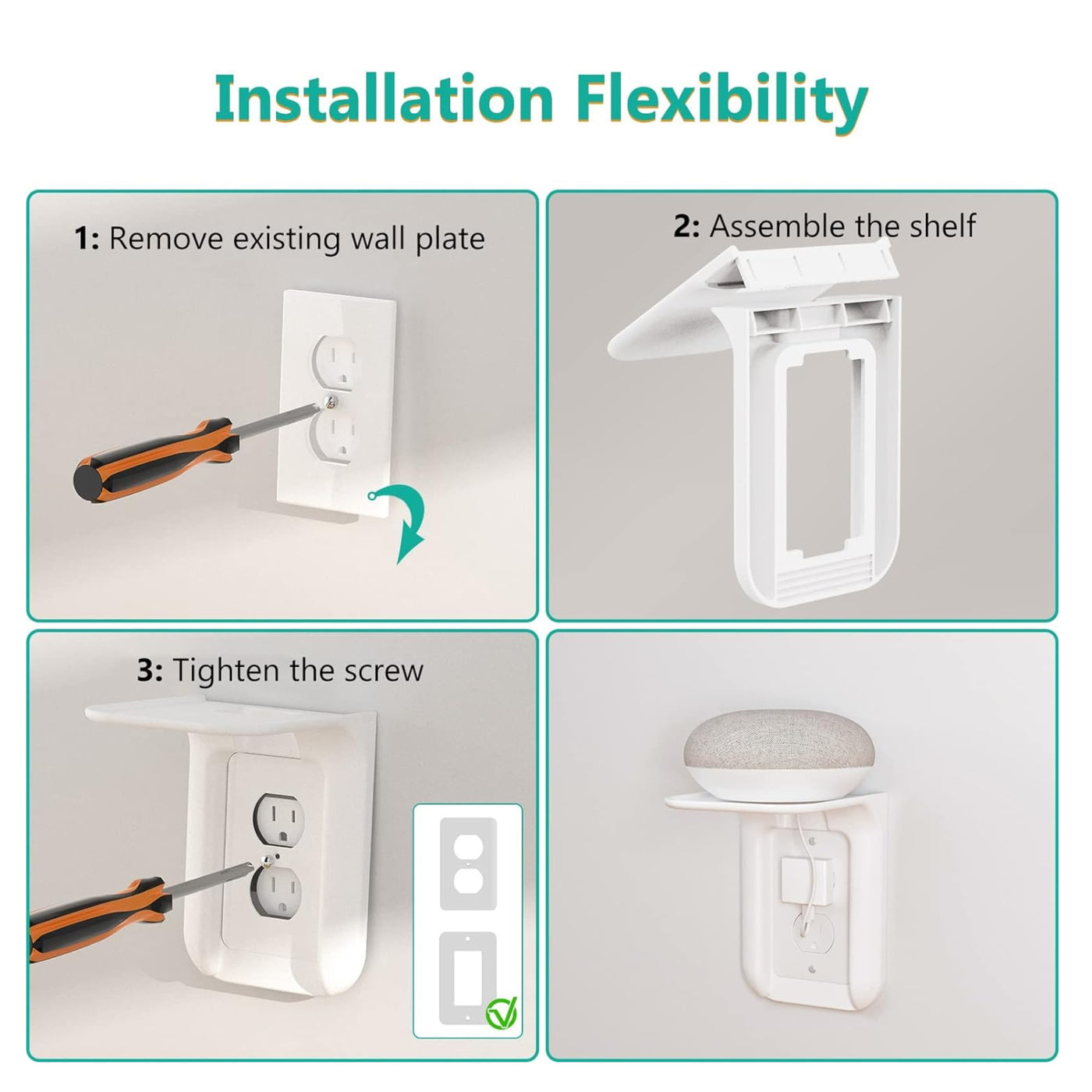 SmartHome Outlet Shelf